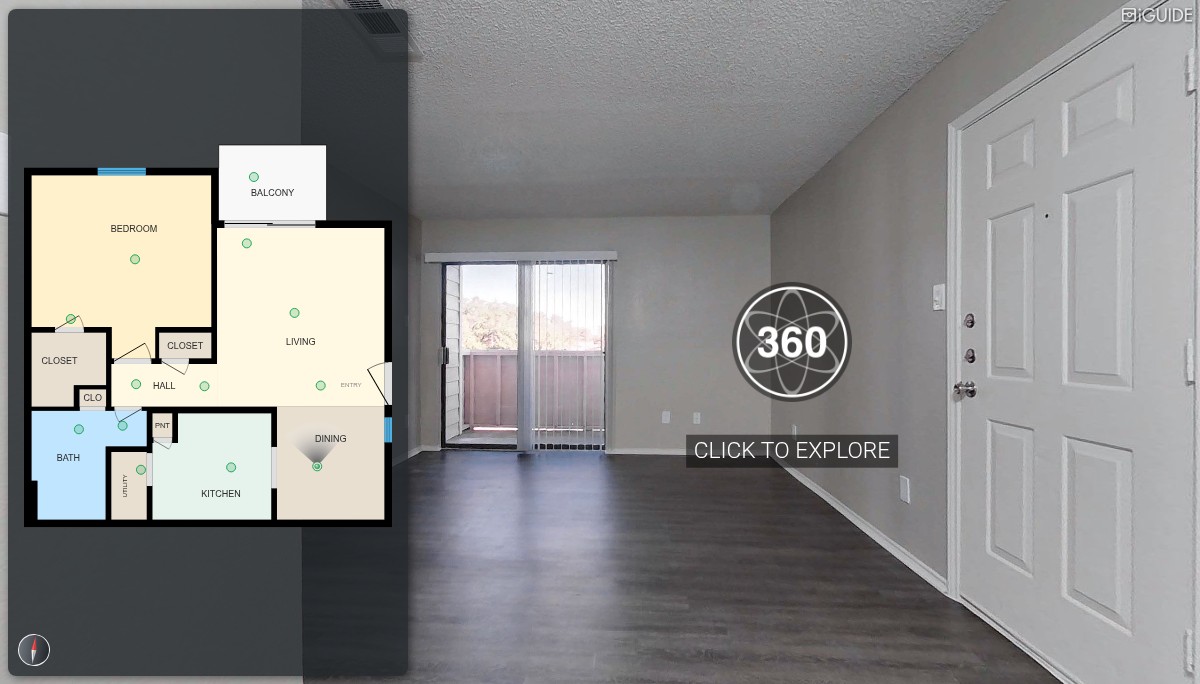 iGUIDE 3D Tour for Ridgeway Village 1 BDR, 1 BATH