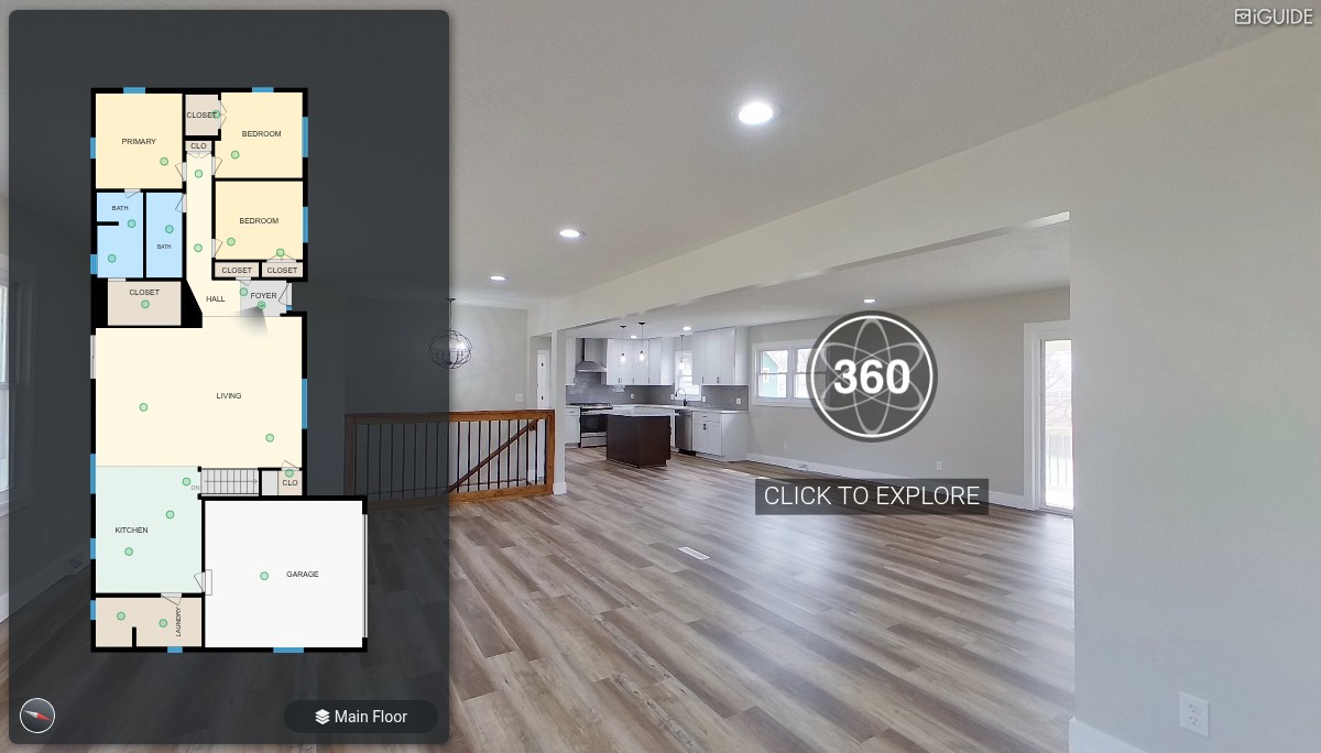 iGUIDE 3D Tour for 1232 W Highland St, Springfield, MO