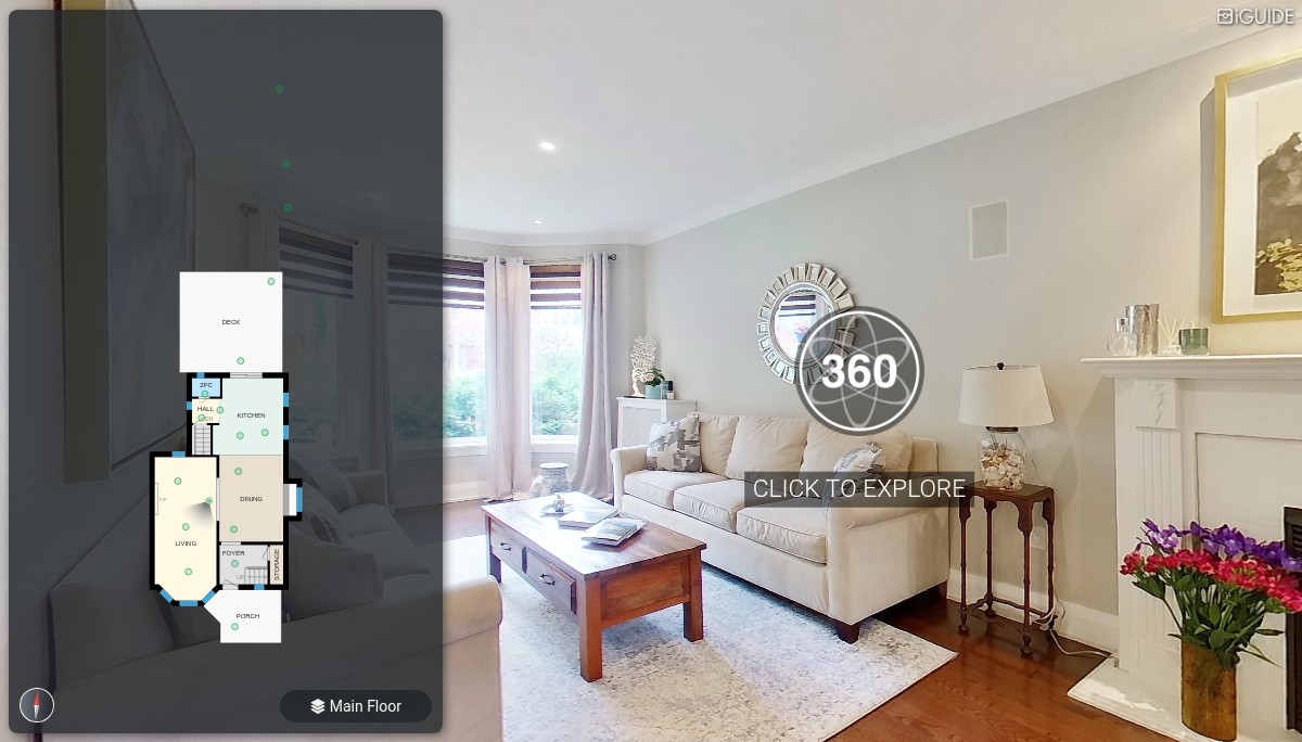 iGUIDE 3D Tour for 14 Swanwick Ave, Toronto, ON