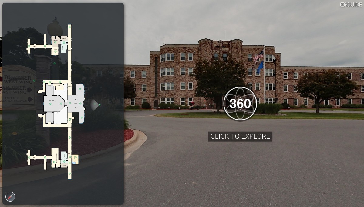 iGUIDE 3D Tour for Bell Tower Residence Assisted Living 1500 O’Day