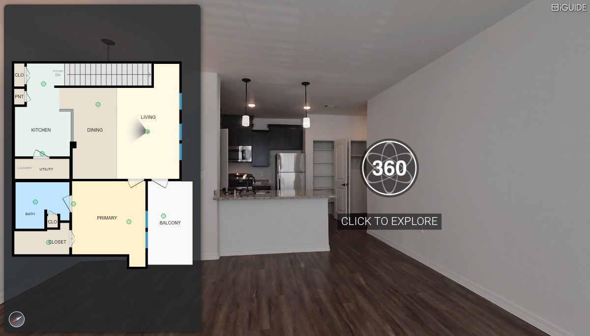 iGUIDE 3D Tour for Las Mansions at Cimarron 1 BDR, 1 BATH