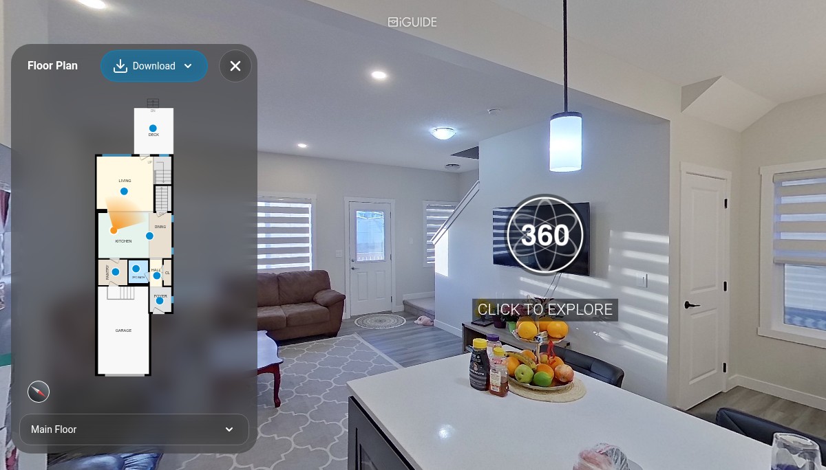 iGUIDE 3D Tour for 1509 Bayview Pt SW, Airdrie, AB