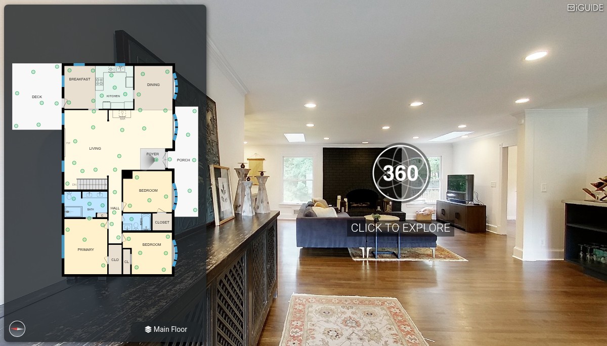 iGUIDE 3D Tour for 1734 Ball Mill Ct Dunwoody GA
