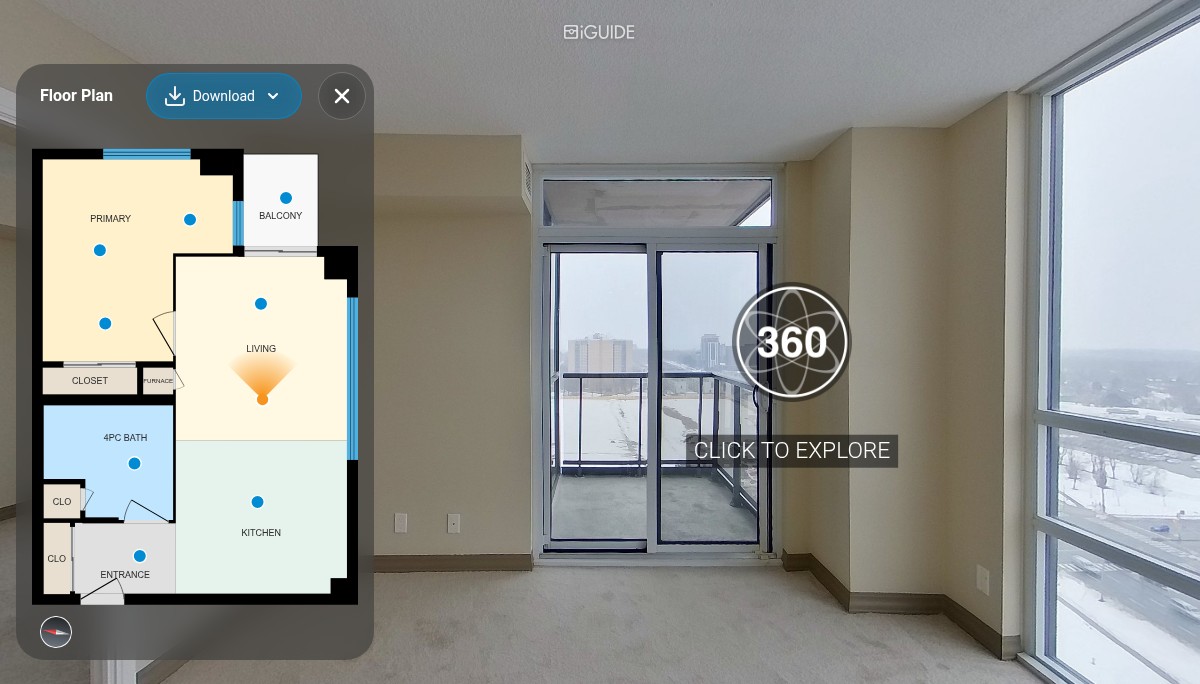iGUIDE 3D Tour for 620 Martin Grove, 620 Martin Grove Road - 1 bedroom ...