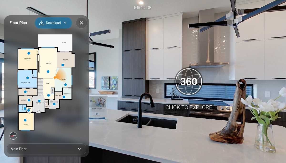 iGUIDE 3D Tour for 2647 Bayside Blvd, Airdrie, AB