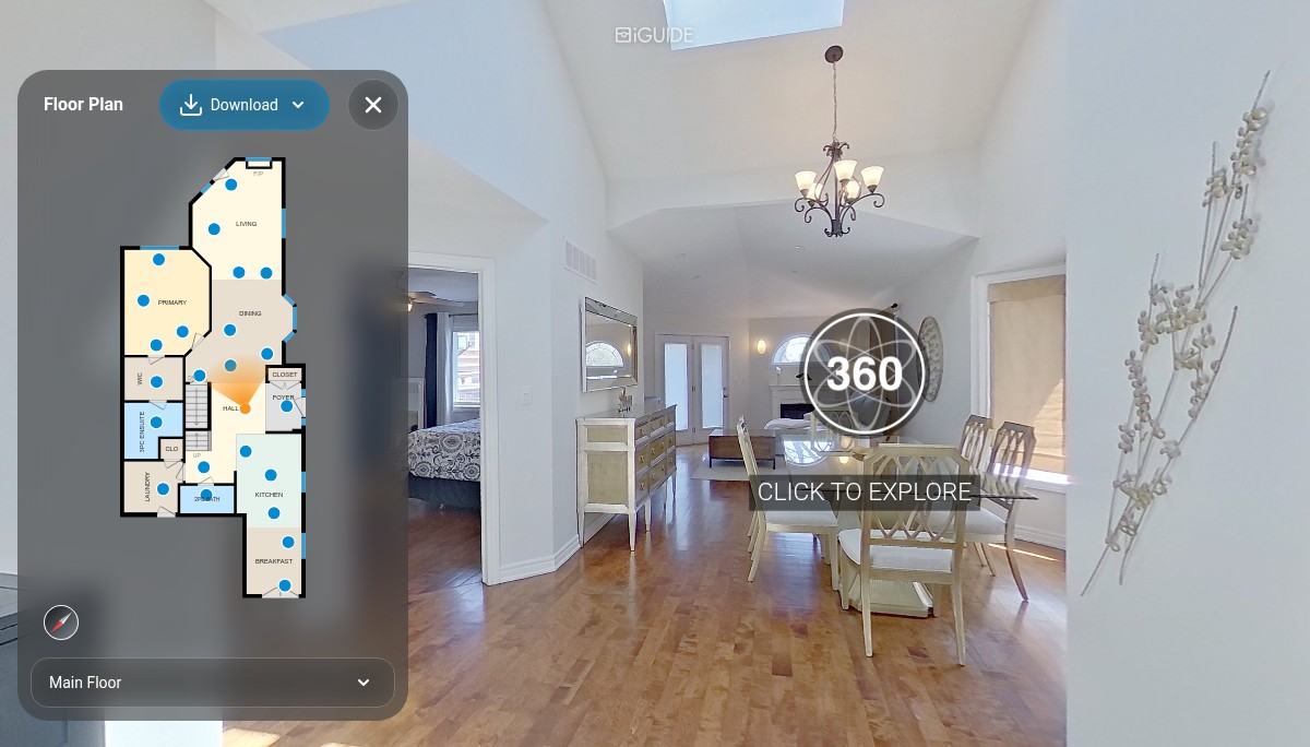 iGUIDE 3D Tour for 2304 Sovereign St, Oakville, ON
