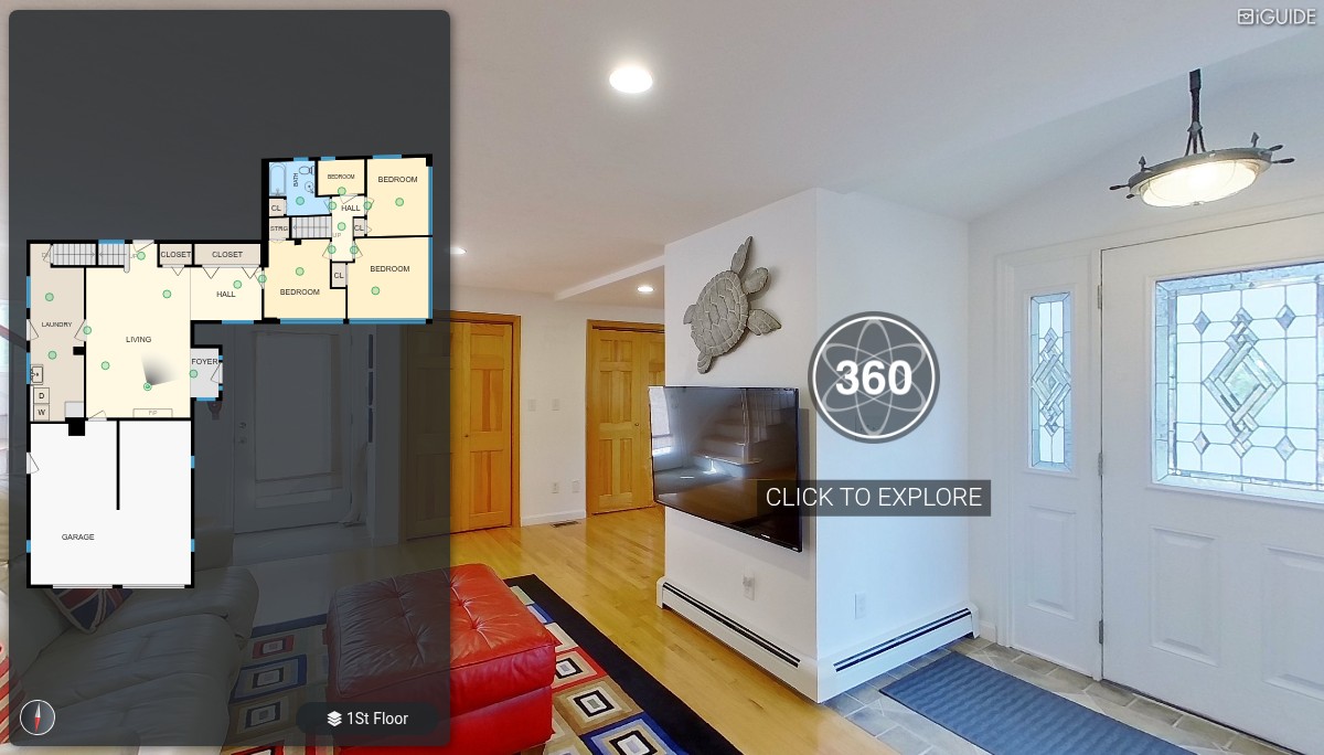 iGUIDE 3D Tour for 280 Hatch Rd, Eastham, MA