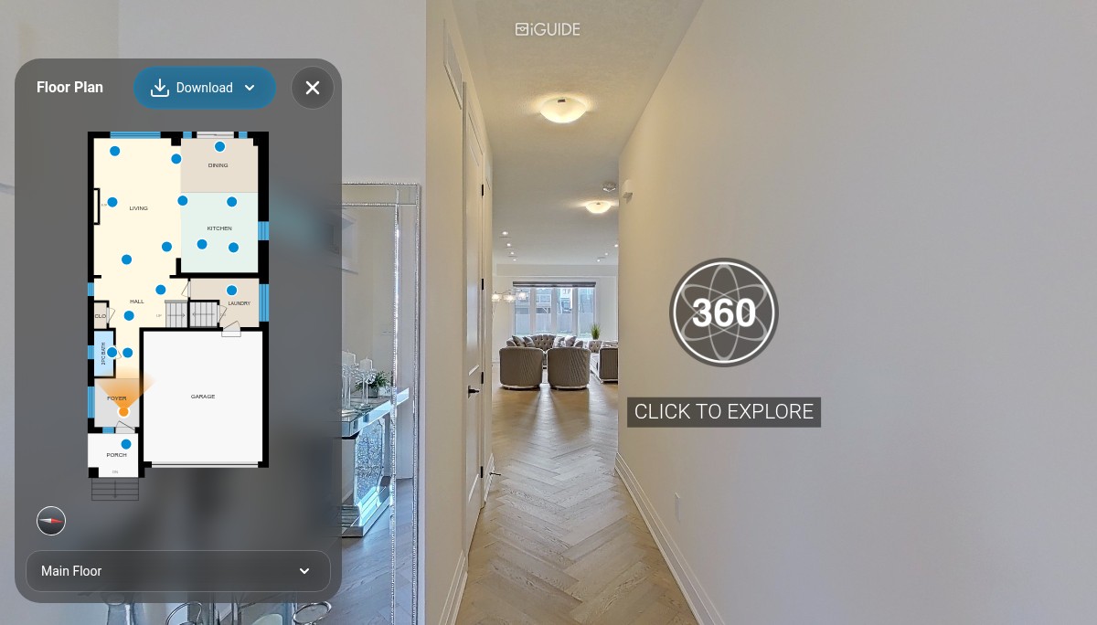 Waterloo Raspberry Place iGUIDE 3D Tour for 296 Raspberry Pl, Waterloo, ON