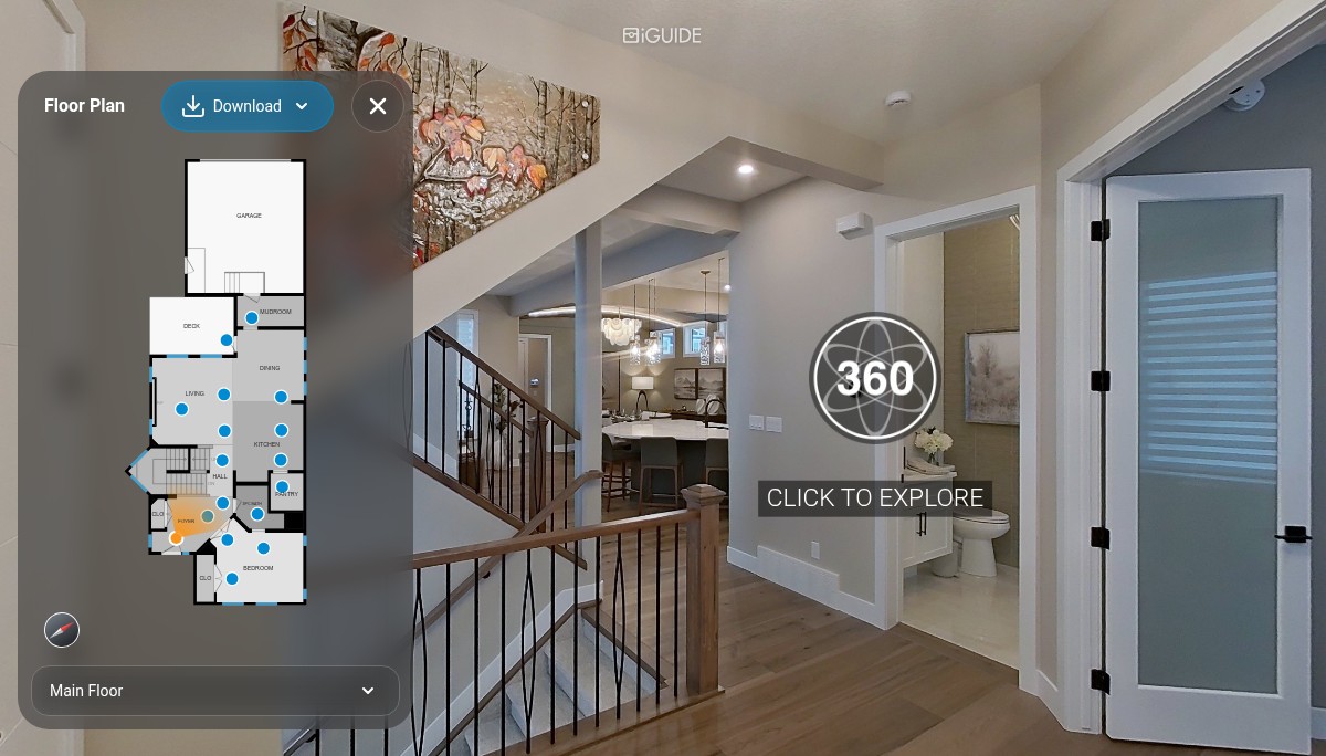iGUIDE 3D Tour for 3234 Dallas Schmidt Dr NW, Edmonton, AB