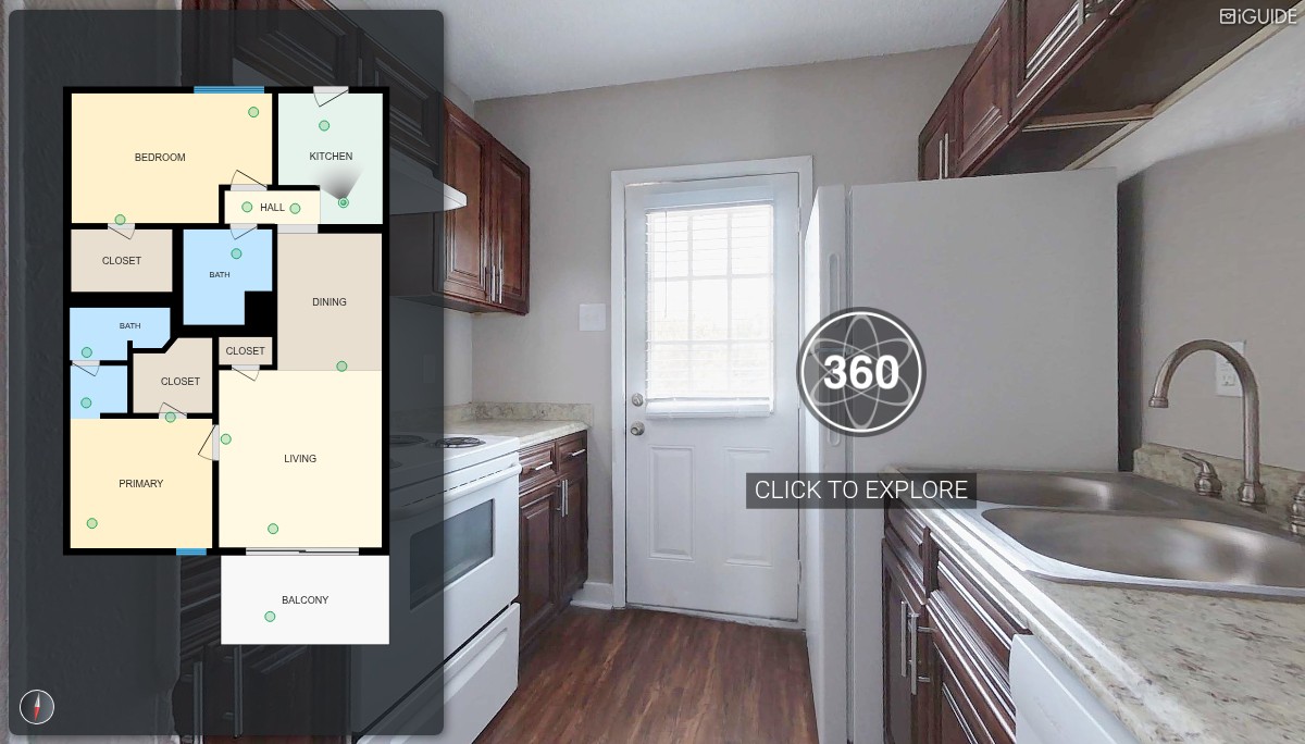 iGUIDE 3D Tour for Bent Creek Apartments 2 BDR, 2 BATH