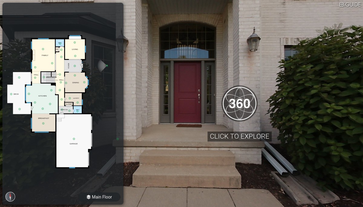 iGUIDE 3D Tour for 4992 School House Rd, Bettendorf, IA