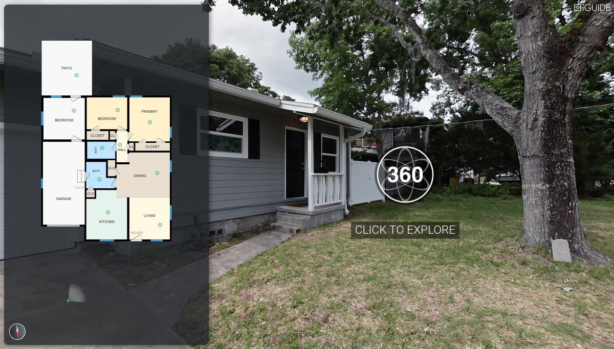 iGUIDE 3D Tour for 5012 Cerise St, Jacksonville, FL