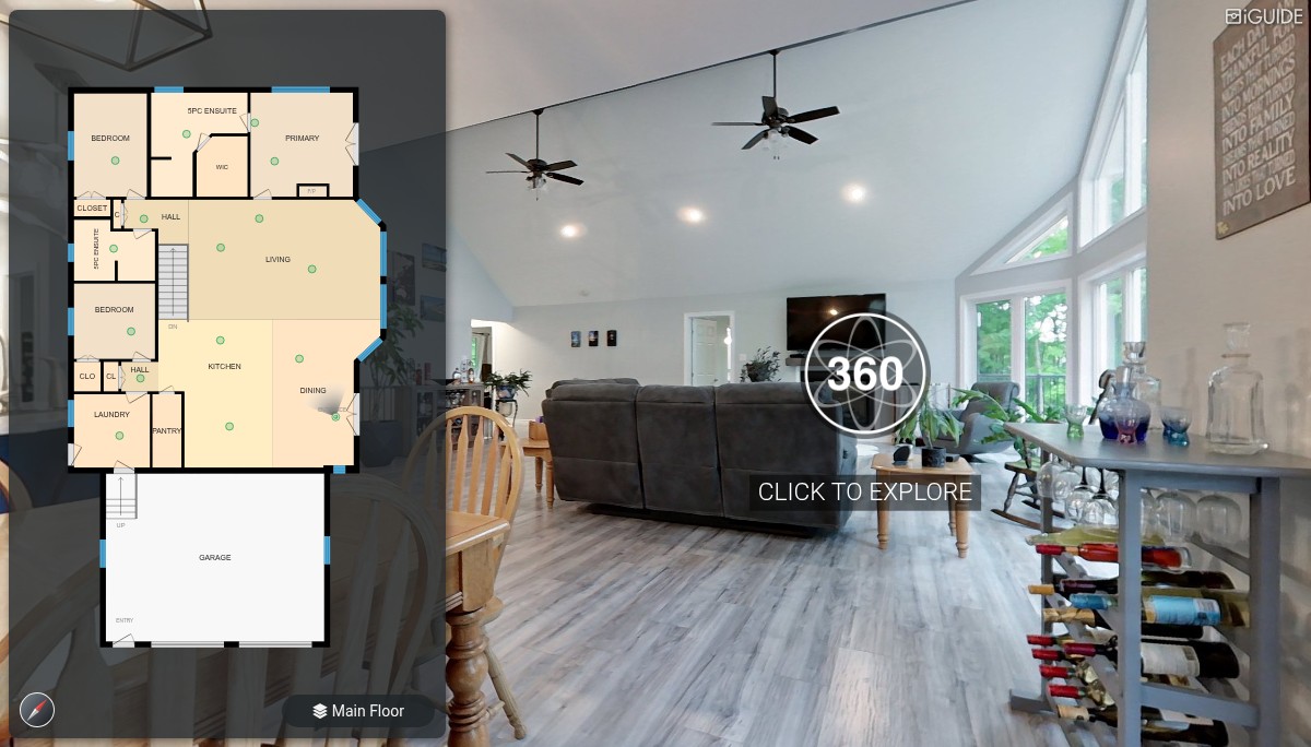 iGUIDE 3D Tour for 731 Usborne St, Braeside, ON