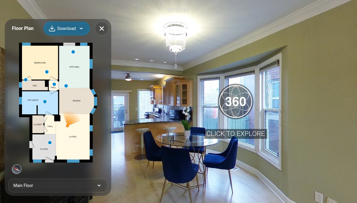 iGUIDE 3D Tour for 810 Chilver Rd, Windsor, ON