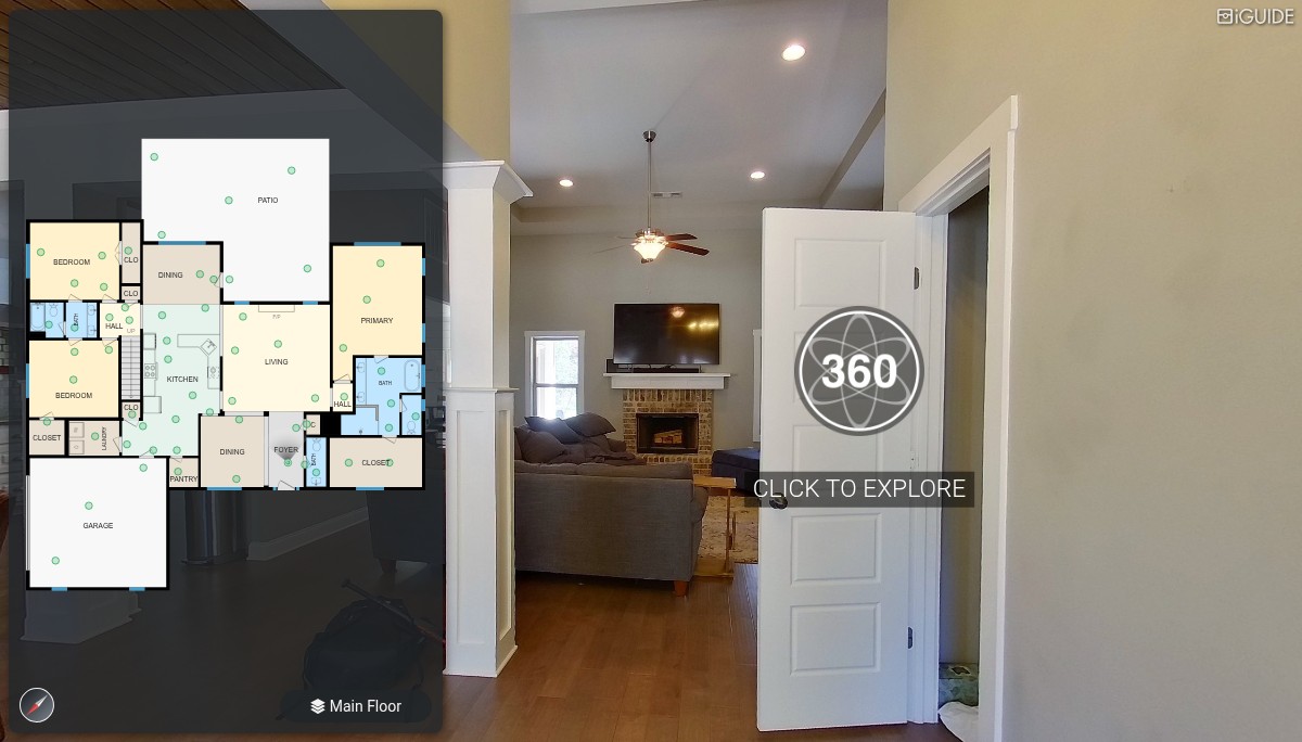 iGUIDE 3D Tour for 87 Tranquil Rd, Senoia, GA
