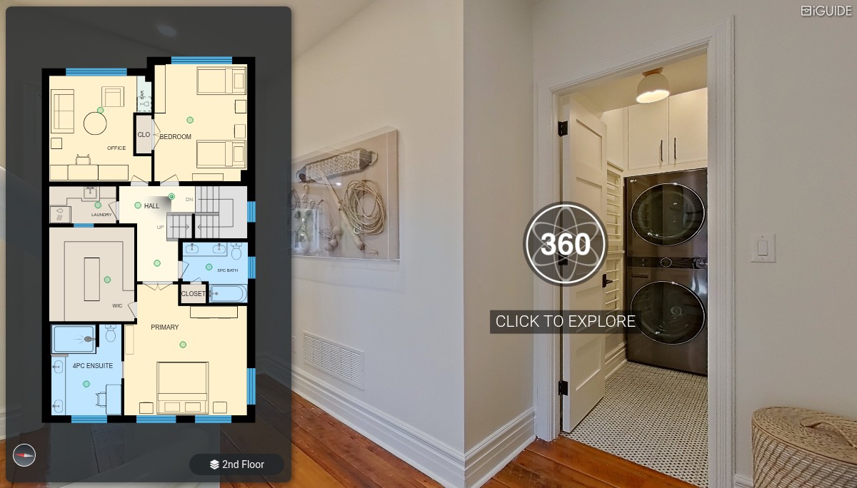iGUIDE 3D Tour for 152 Kenilworth Ave, Toronto, ON