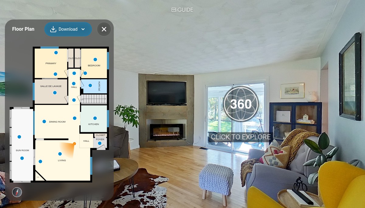 iGUIDE 3D Tour for 949 Rte 105, Chelsea, QC