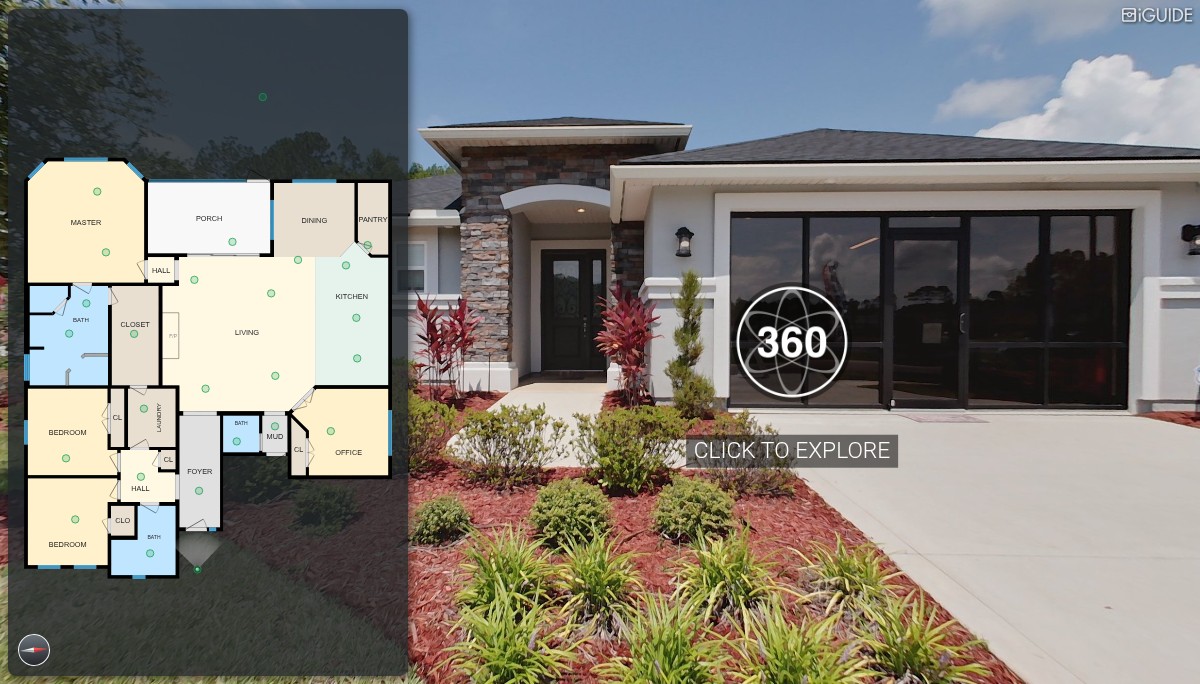 iGUIDE 3D Tour for Ashley Homes Floor Plan 2154, Green Cove Springs, FL