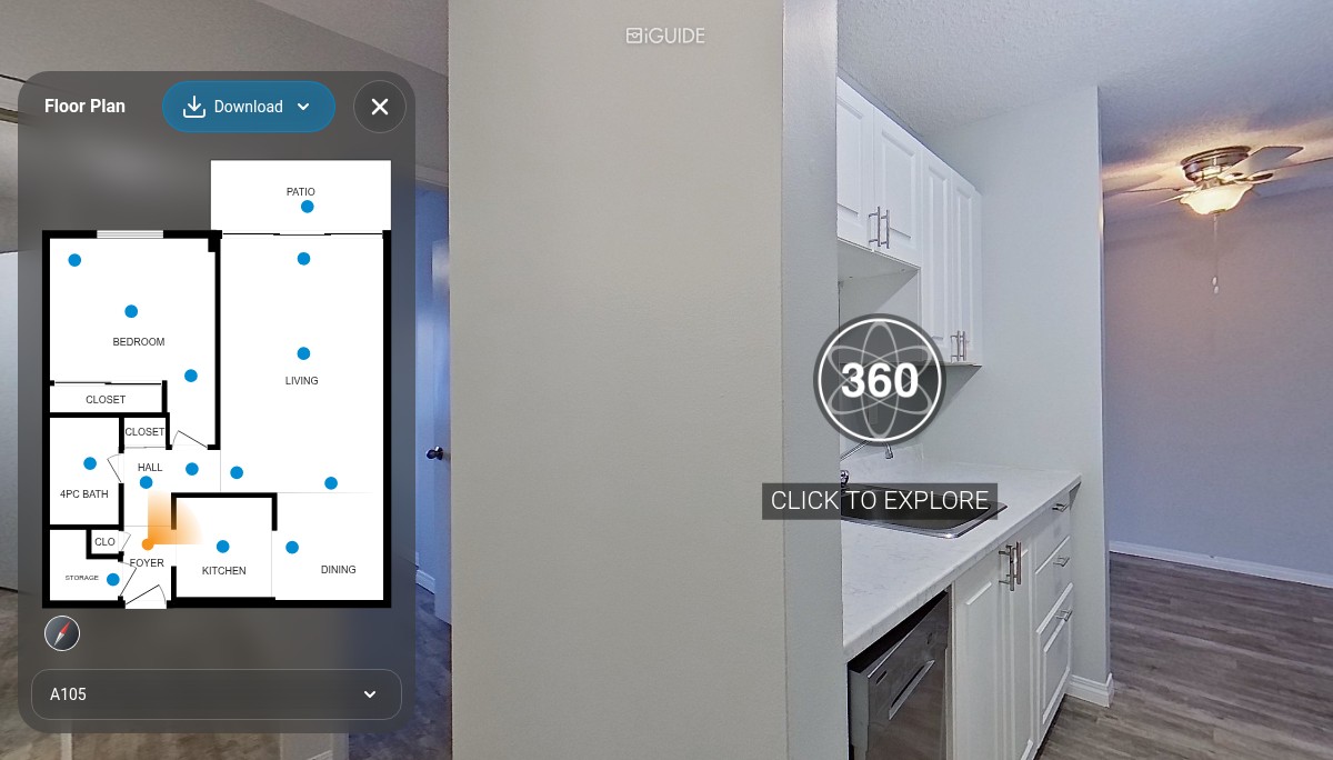 iGUIDE 3D Tour for A105 & C351-8948 Elbow Dr SW, Calgary, AB