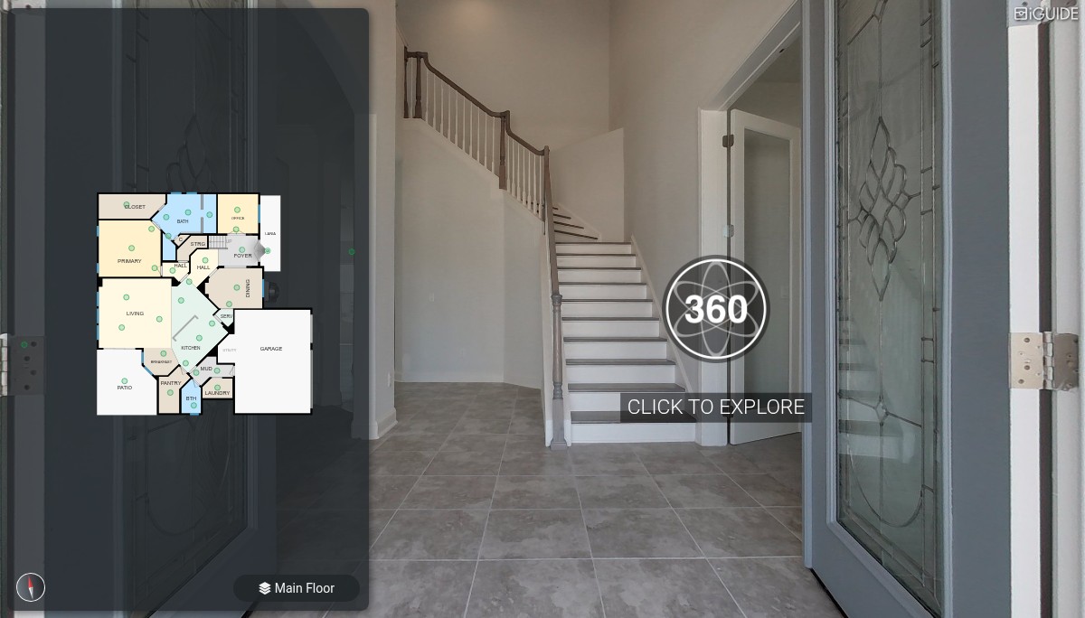 iGUIDE 3D Tour for Ashley Homes Silverleaf Landing 3863A, Saint