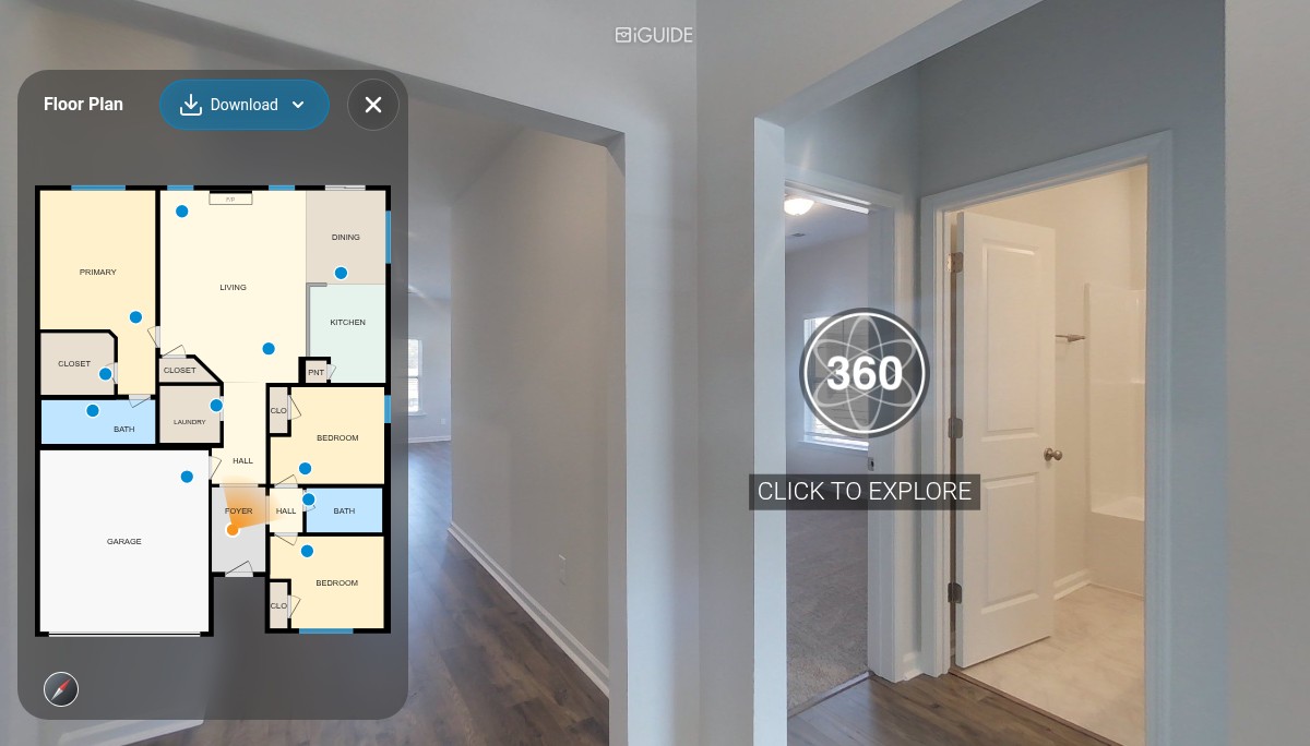 iGUIDE 3D Tour for Lancaster Floor Plan - Haven Homes