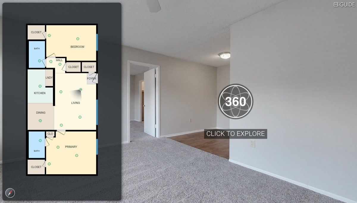 iGUIDE 3D Tour for City Heights SteepleChase Two Bedroom / Two Bath
