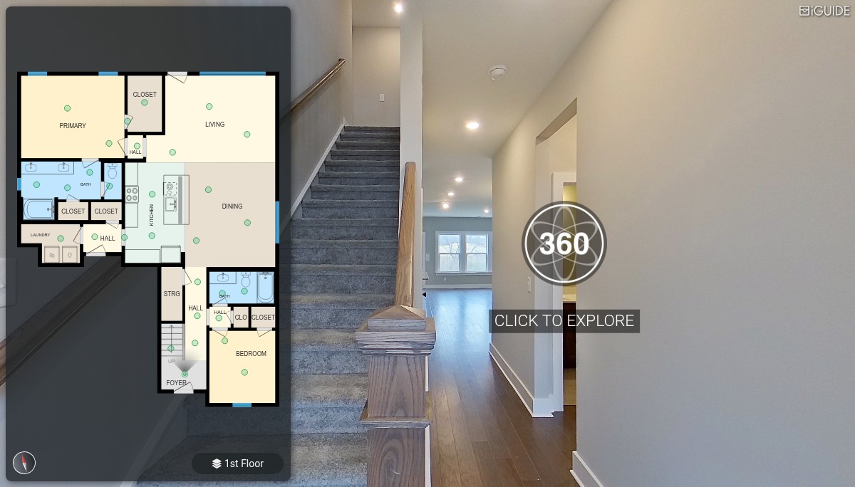 iGUIDE 3D Tour for Shelby Plan, Goodall Homes, TN